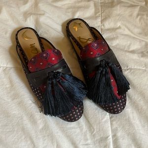Sam Edelman tassel loafer mules